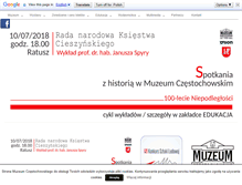 Tablet Screenshot of katedralna.muzeumczestochowa.pl