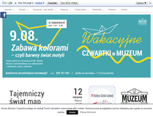 Tablet Screenshot of muzeumczestochowa.pl